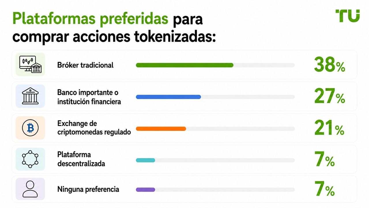 Plataformas preferidas para comprar acciones tokenizadas