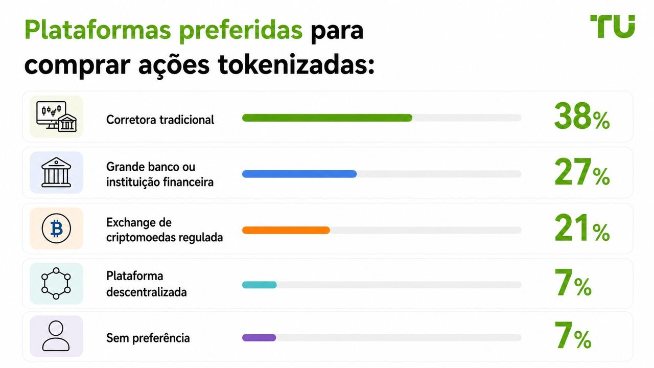 Plataformas preferidas para compra de ações tokenizadas