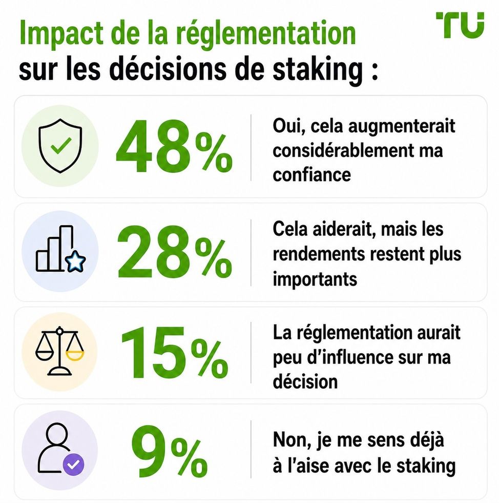 Impact de la régulation sur les décisions de staking