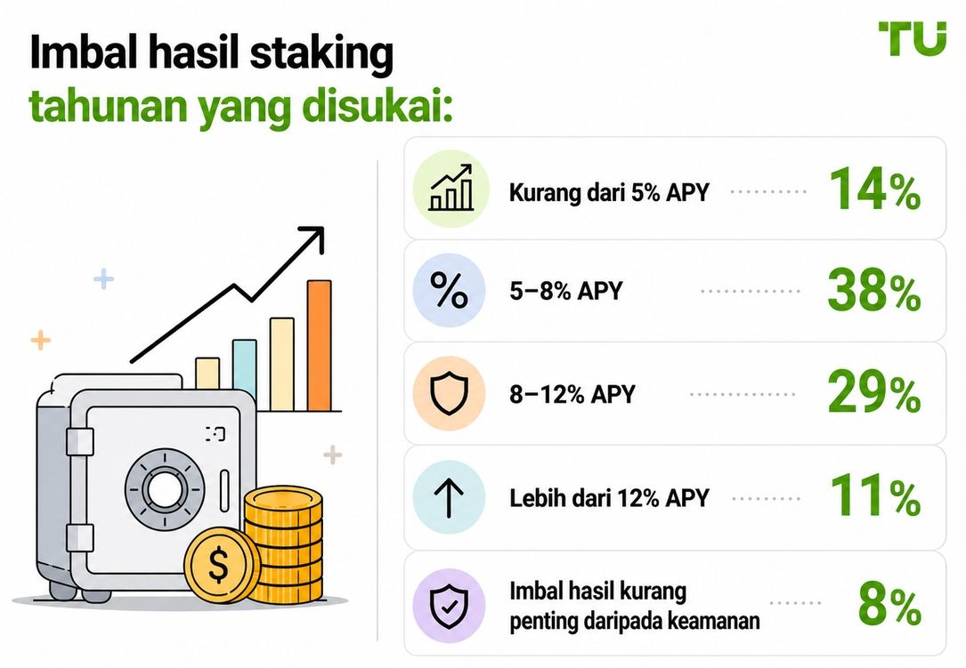 Imbal hasil staking tahunan yang diinginkan