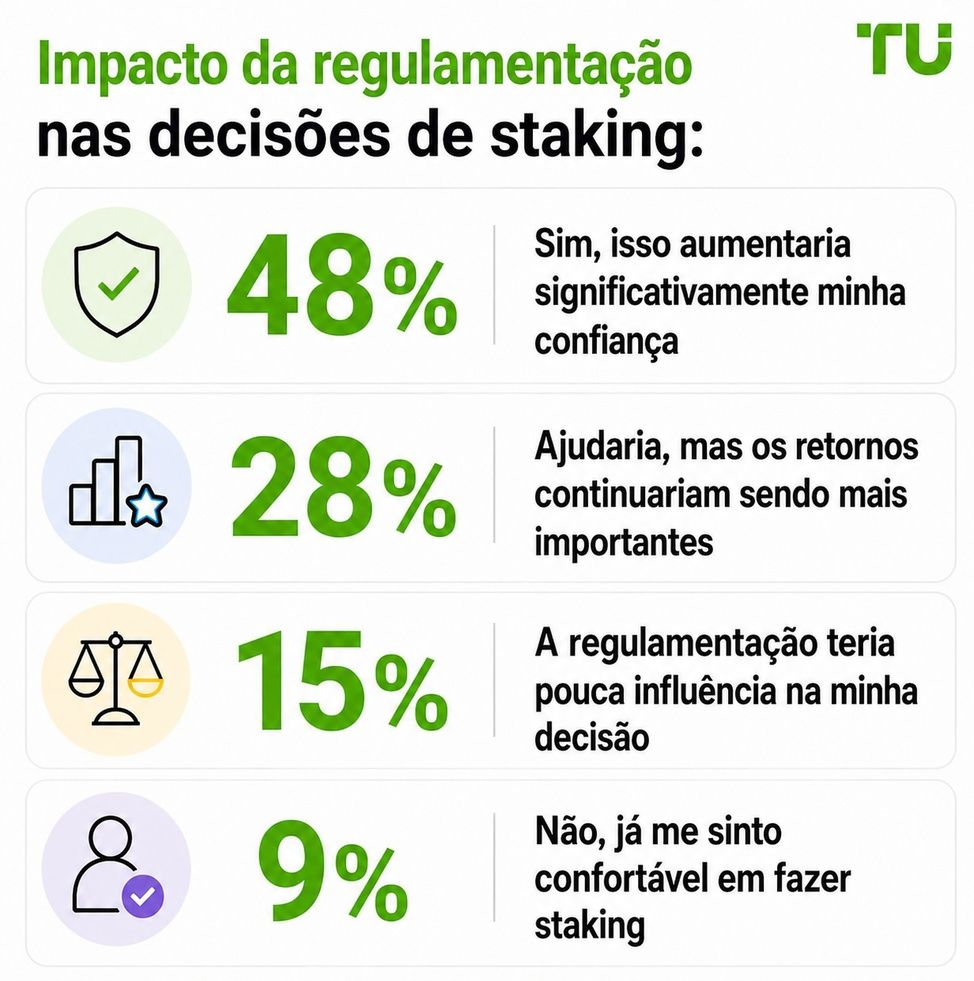 Impacto da regulação nas decisões de staking