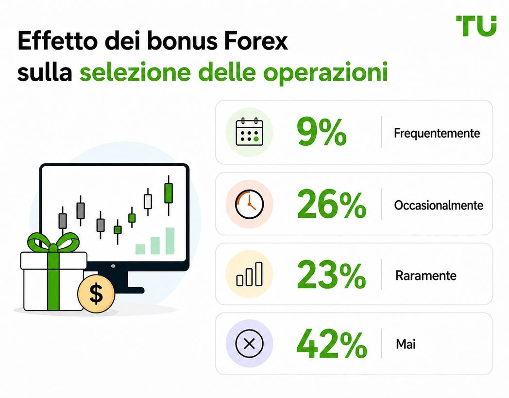 Effetto dei bonus Forex sulla selezione delle operazioni