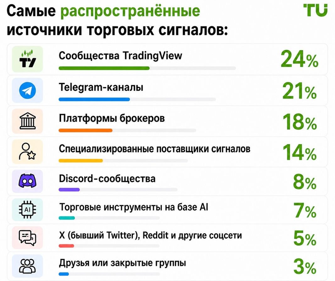 Распространенные источники торговых сигналов