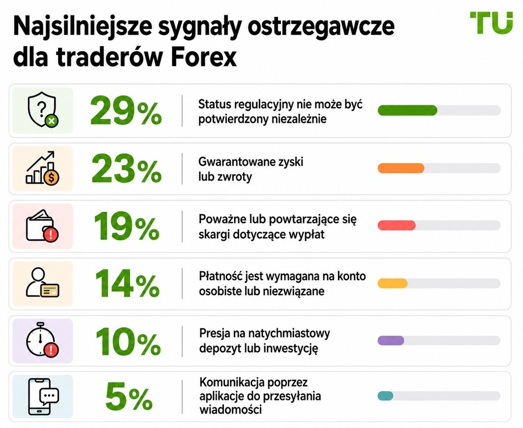 Najsilniejsze sygnały ostrzegawcze dla traderów Forex