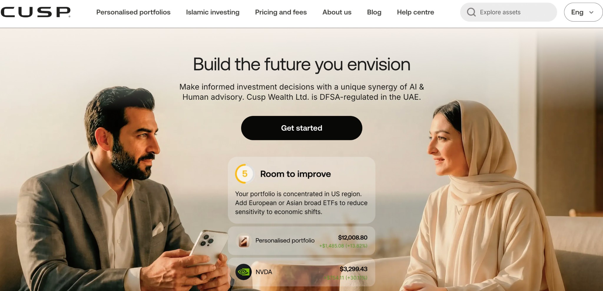 CUSP Wealth site