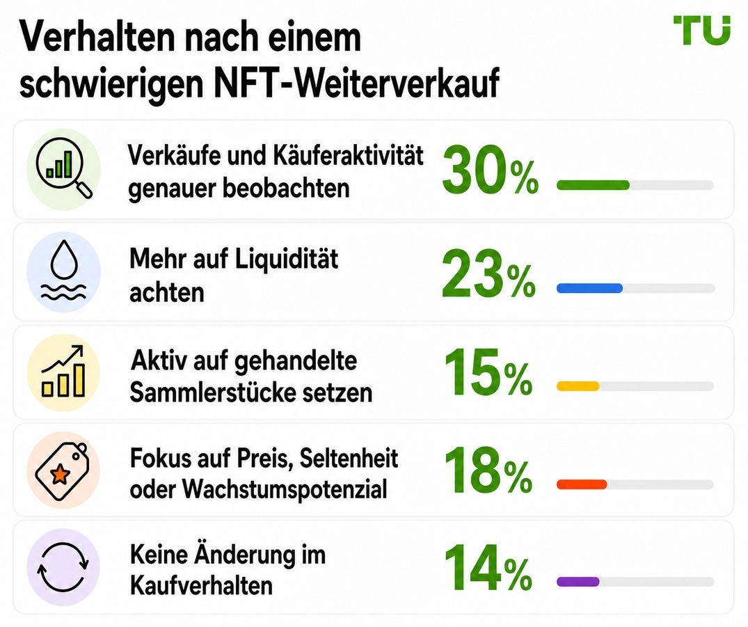 Verhalten nach einem schwierigen NFT-Weiterverkauf