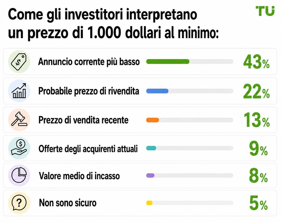 Come gli investitori interpretano un floor price di $1000