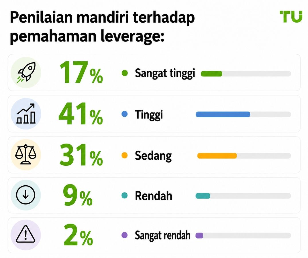 Pemahaman leverage menurut penilaian diri sendiri