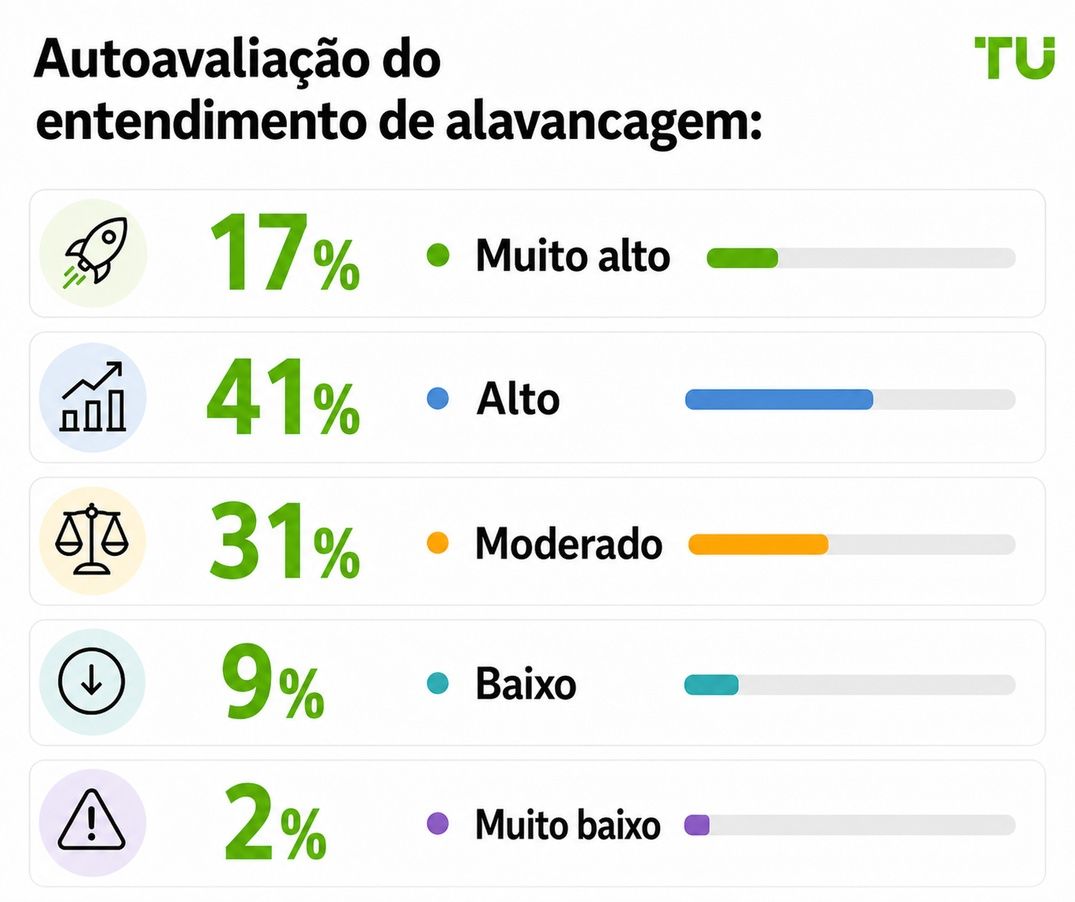 Autopercepção sobre o entendimento de alavancagem