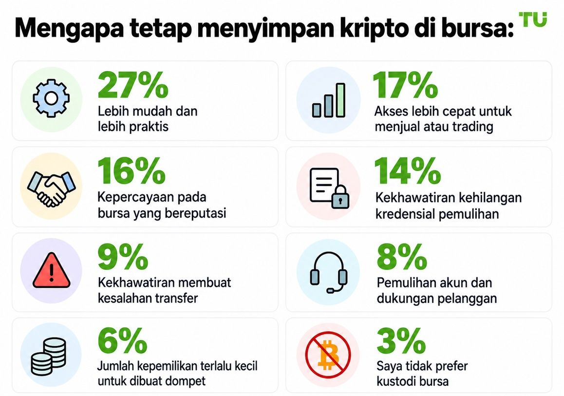 Mengapa menyimpan kripto di bursa