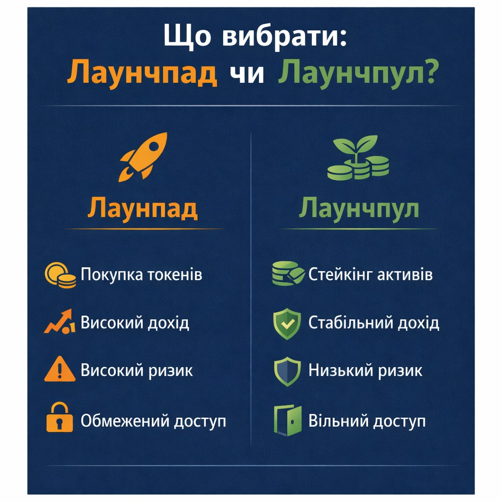 Що вибрати: лаунчпад чи лаунчпул?