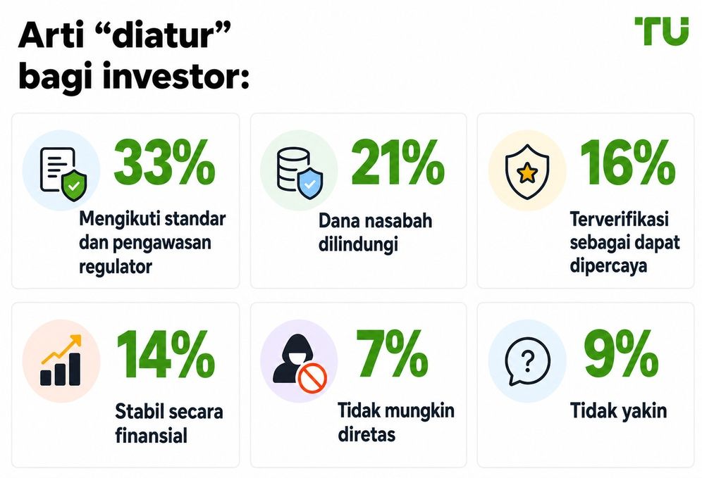 Makna “teregulasi” bagi investor