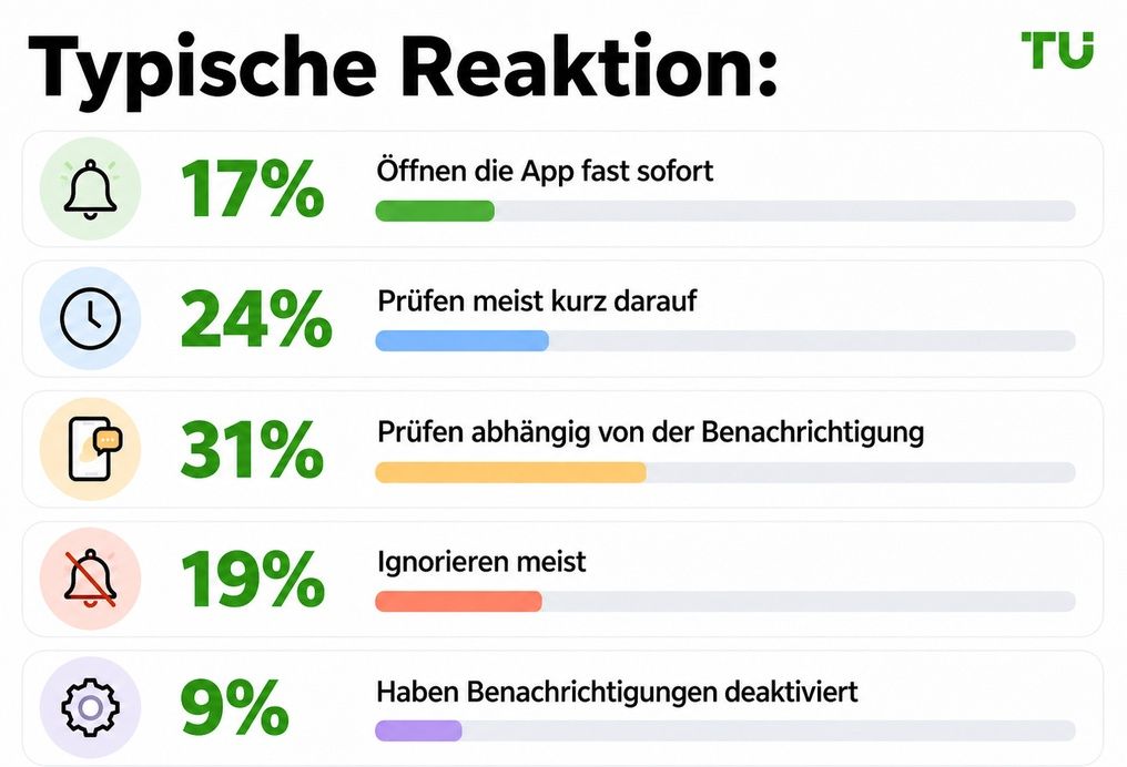 Typische Reaktion