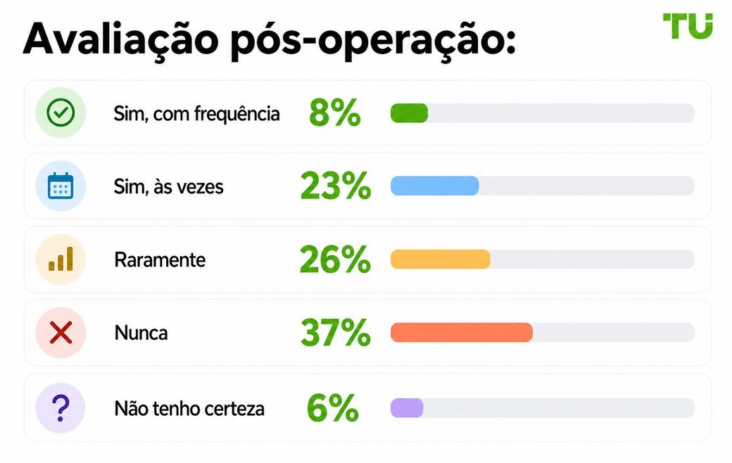 Avaliação pós-operação