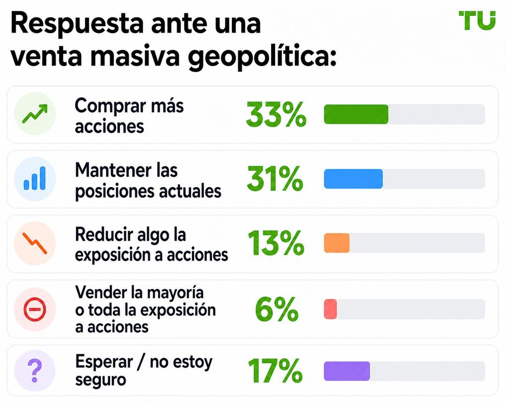 Respuesta a una venta masiva por motivos geopolíticos