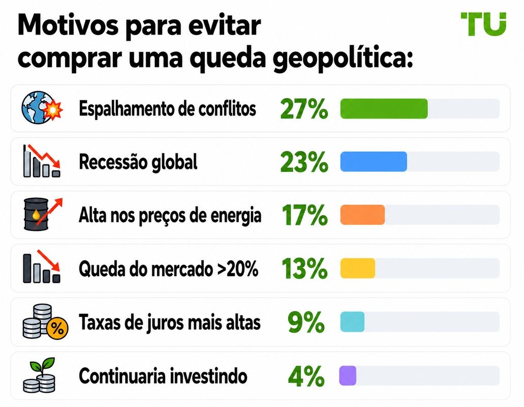 Motivos para evitar comprar em uma queda geopolítica