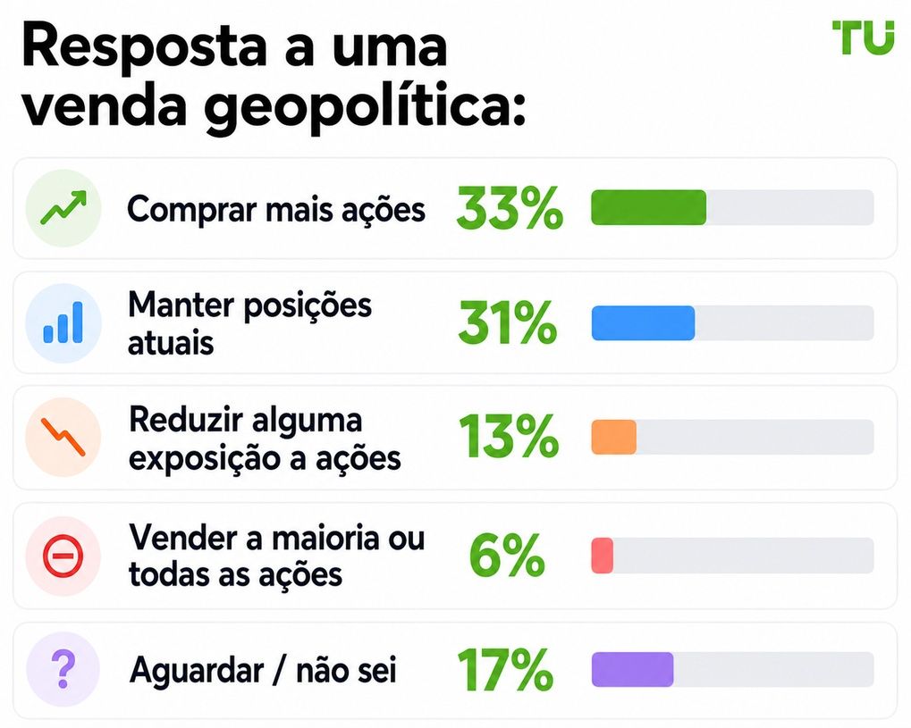 Reação a uma liquidação causada por fatores geopolíticos