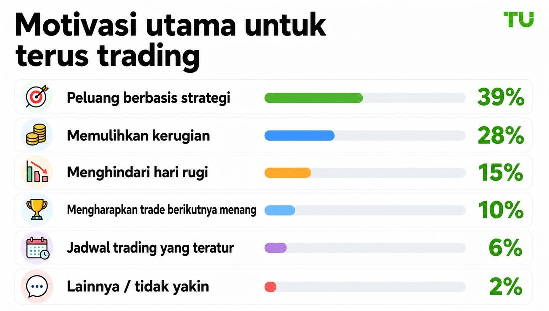 Motivasi utama untuk terus trading
