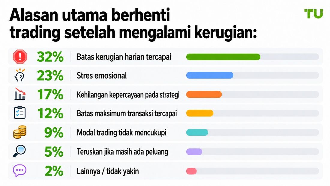 Alasan utama berhenti trading setelah mengalami kerugian