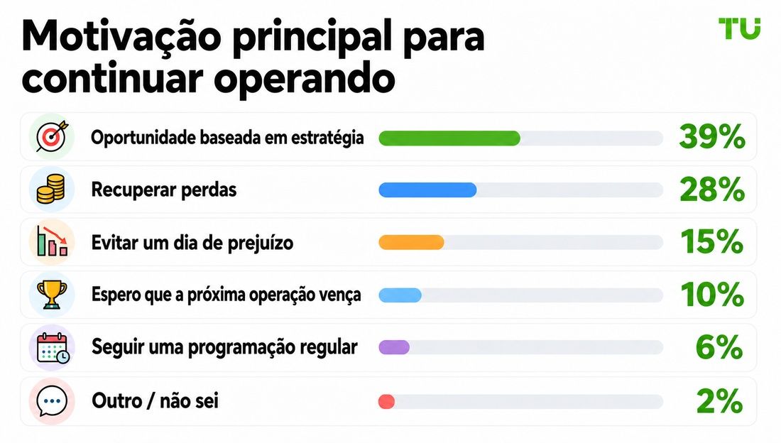 Principal motivação para continuar operando