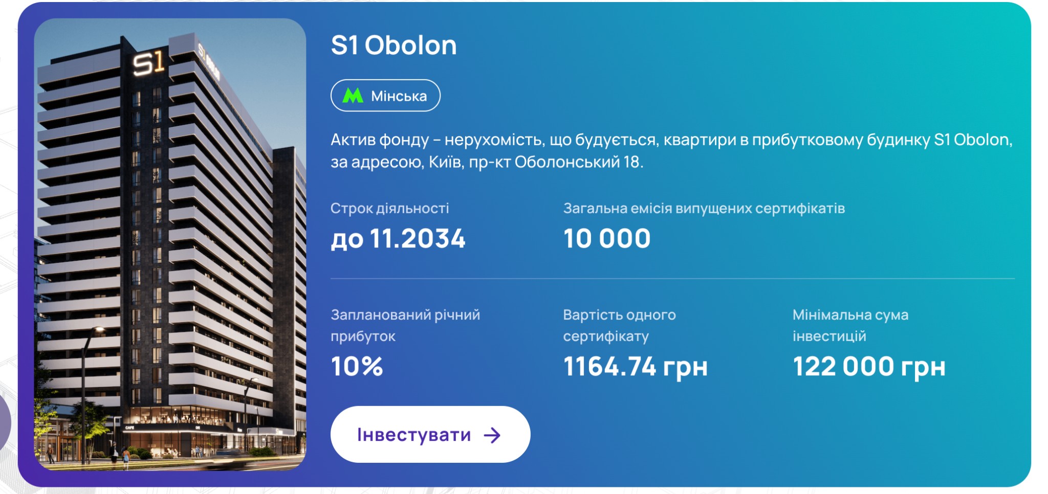 S1 REIT Obolon