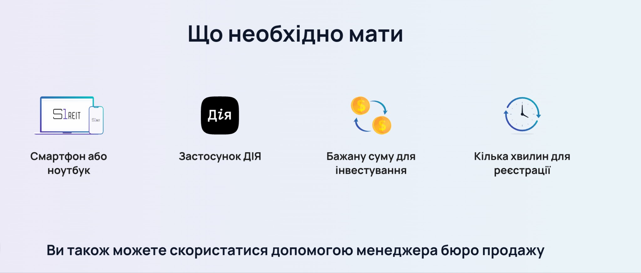 Що необхідно для інвестування в S1 REIT