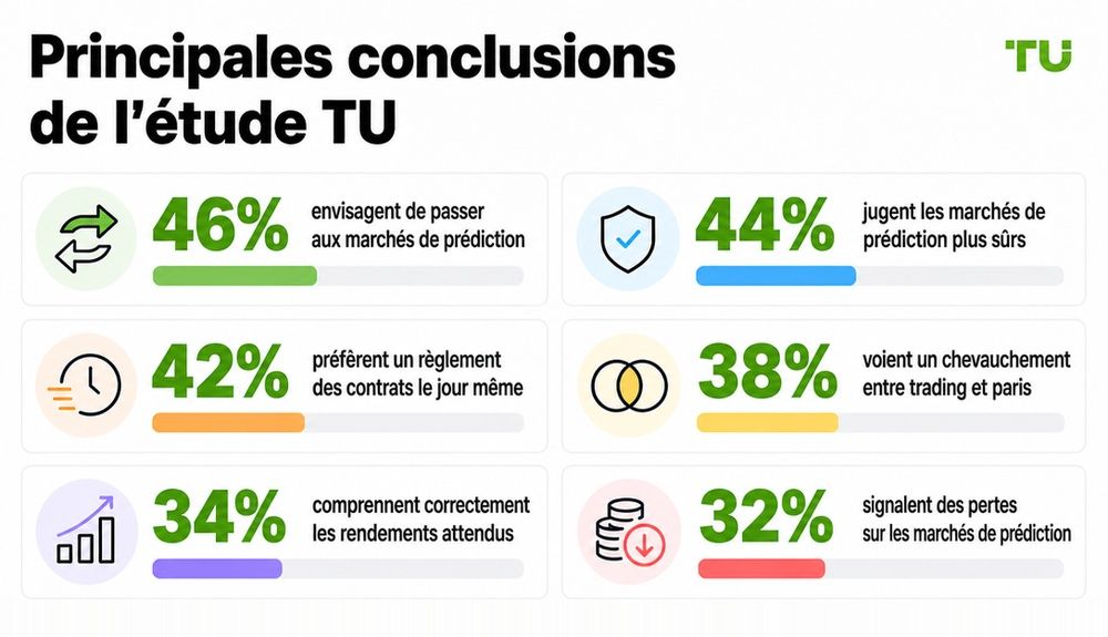 Principaux résultats de TU Research
