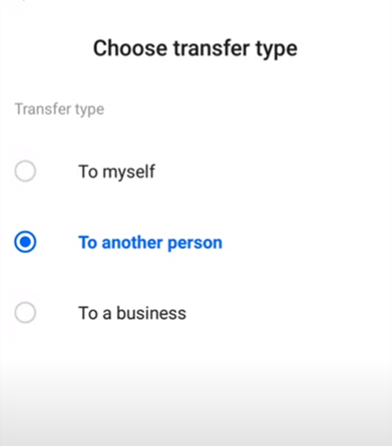 Transfers to Another Person
