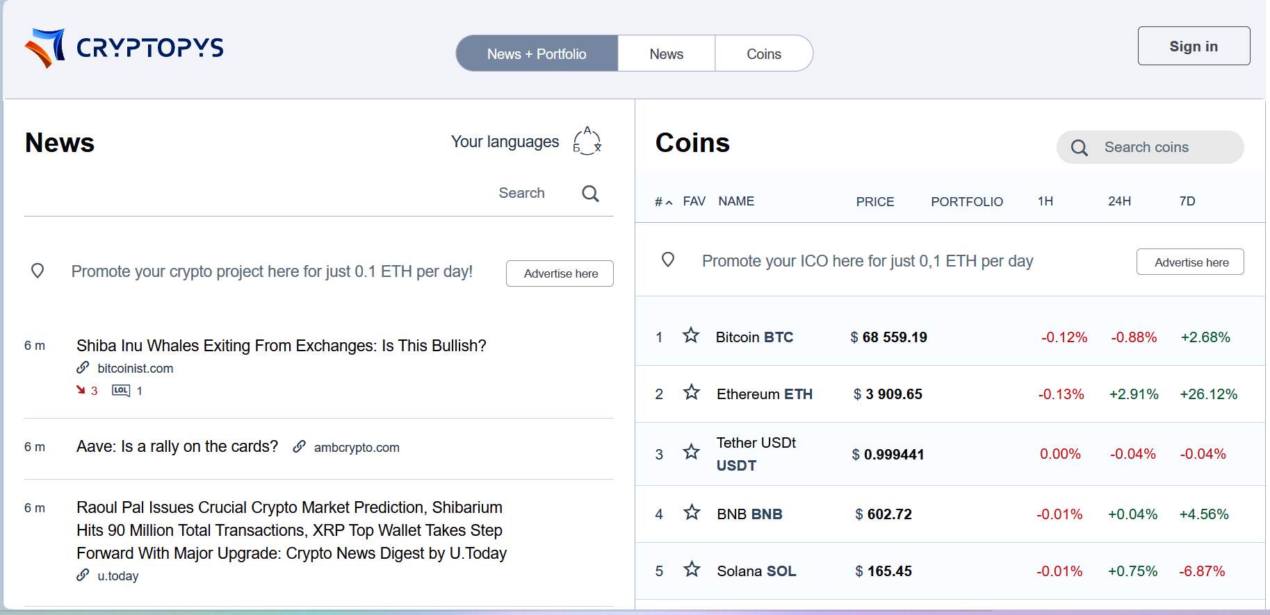 Сайт cryptopys.com