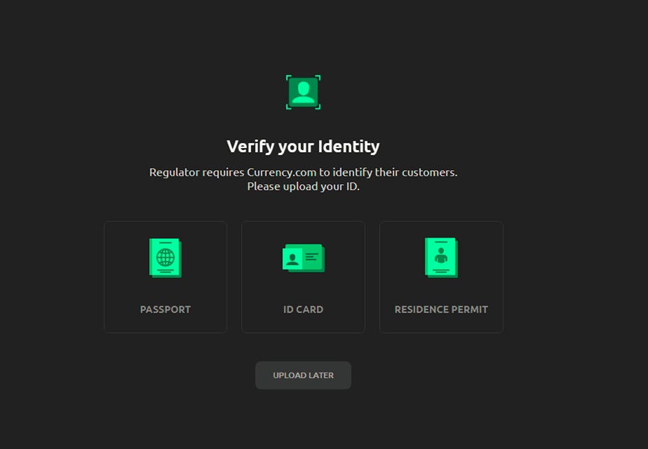 Verify your account