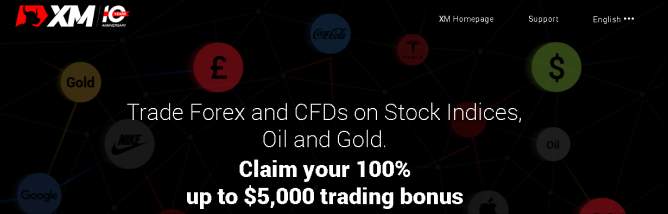 XM Welcome bonus example