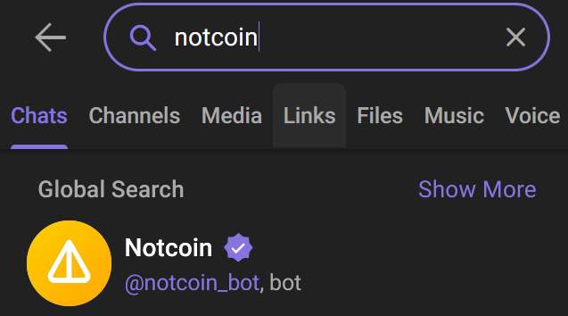 Notcoin bot