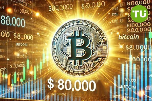 El precio del bitcoin alcanza por primera vez los 80.000 dólares El precio del bitcoin alcanza por primera vez los 80.000 dólares