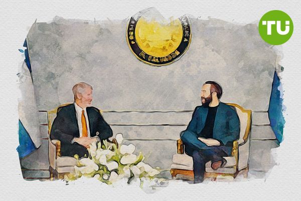 Michael Saylor traf sich mit dem Präsidenten von El Salvador, Nayib Bukele