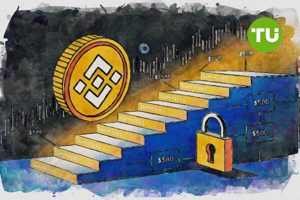 BNB 价格守住关键支撑位，有望突破 600 美元