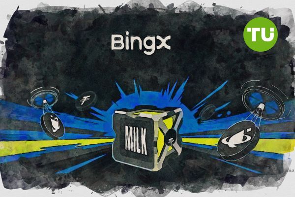 BingX запускає акцію MILK Airdrop Event з подарунками від $5 до $500