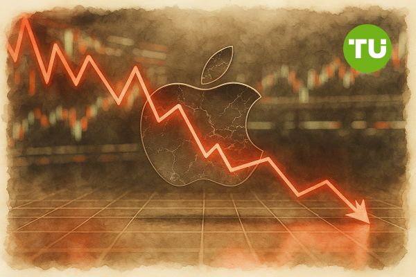 Le cours de l'action Apple peine à rebondir et glisse vers le support de 194$
