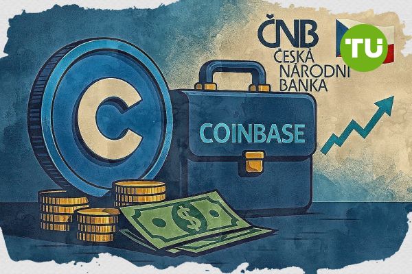 Tšekin keskuspankki tukee teknologia- ja kryptomarkkinoita uusilla Coinbase- ja Palantir-panoksilla