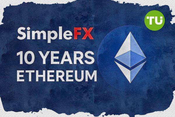 SimpleFX celebrates 10 years of Ethereum with 50% cashback offer