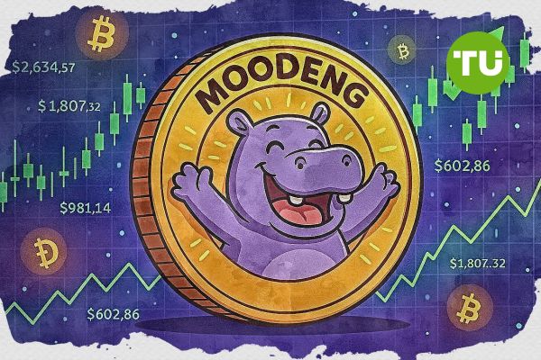 Moodeng price positive funding rate signals longs amid weak open interest