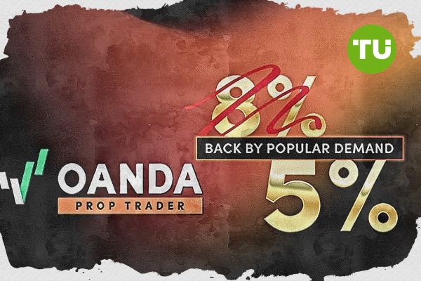 OANDA Prop Trader reduce obiectivul de profit pentru faza 1 la 5%