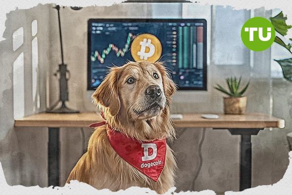 Dogecoin holds near $0.196 as traders brace for breakout from tightening triangle pattern