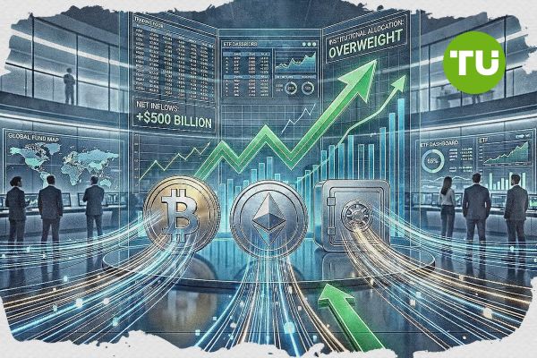 Kryptowalutowe produkty inwestycyjne bliskie rekordowych wpływów w 2025 r