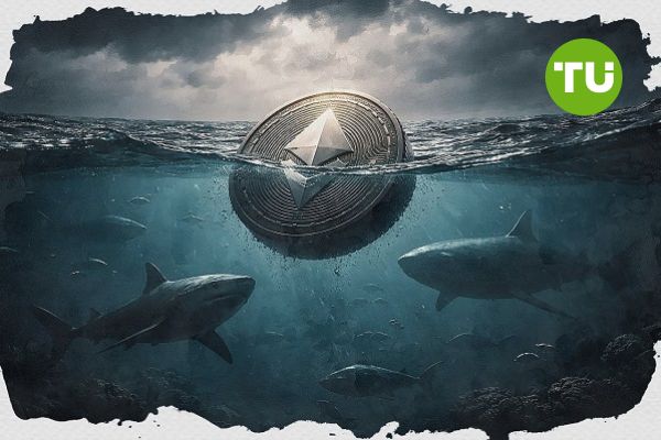 Cena Ethereum przełamuje kluczowe wsparcie, ponieważ likwidacje powodują gwałtowną wyprzedaż.