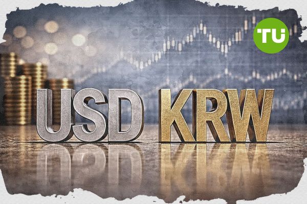 US Dollar vs Korean Won trades lower as moving averages signal sustained short-term weakness
