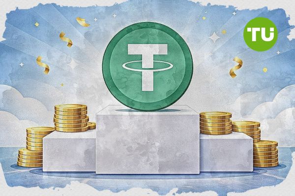 Tether odnotowuje stały wzrost pomimo ogólnego spadku wartości rynku kryptowalut.