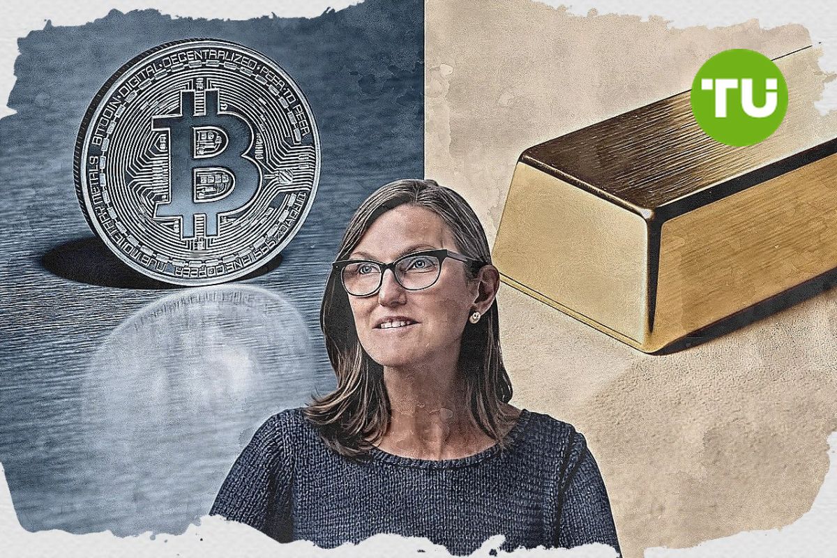 Cathie Wood incentiva os investidores a trocarem ouro por Bitcoin.