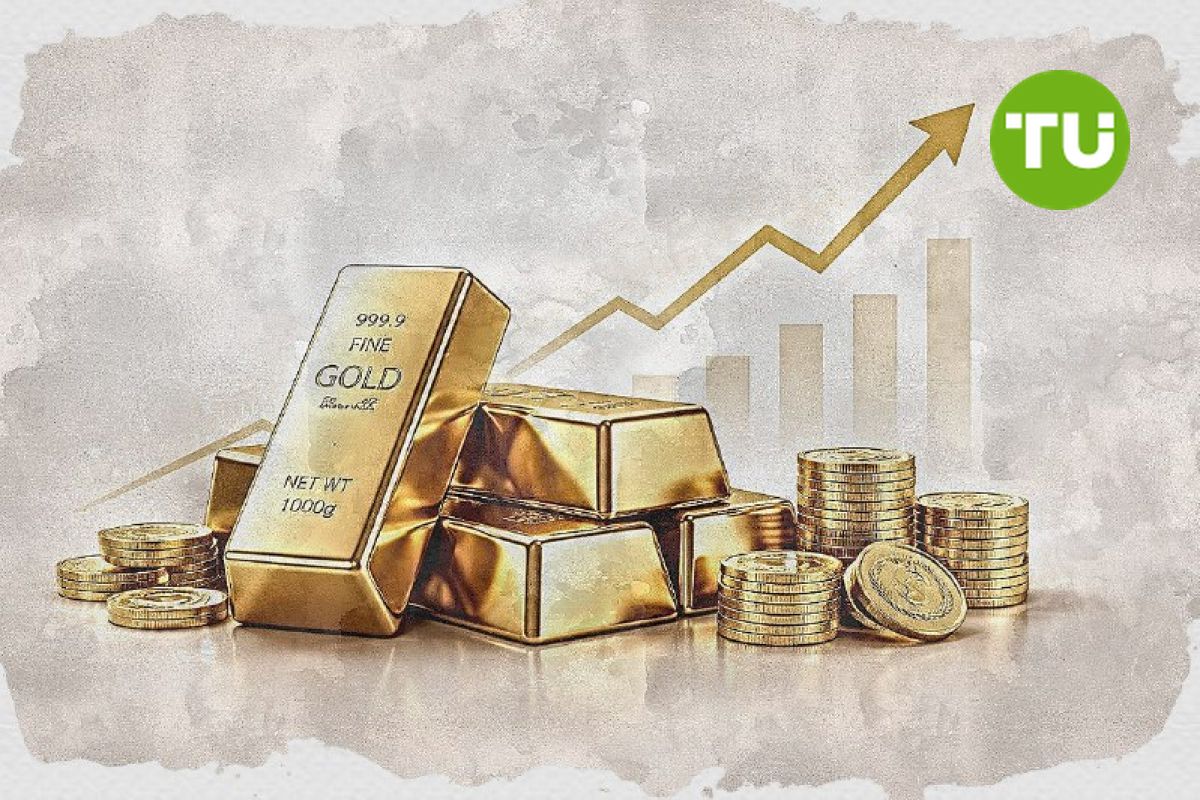 Cena zlata se stabilizuje poblíž 5 015 USD, protože geopolitické riziko vyvažuje tlak výnosů