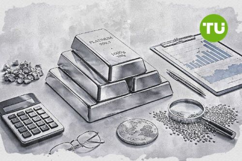 Cena platiny testuje hranici 1 880 USD, protože pokles se prohlubuje navzdory obratu cen ropy
