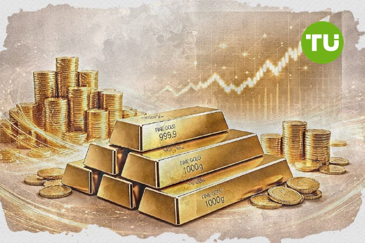 Harga emas bergerak mendekati $4.450 seiring penguatan dolar